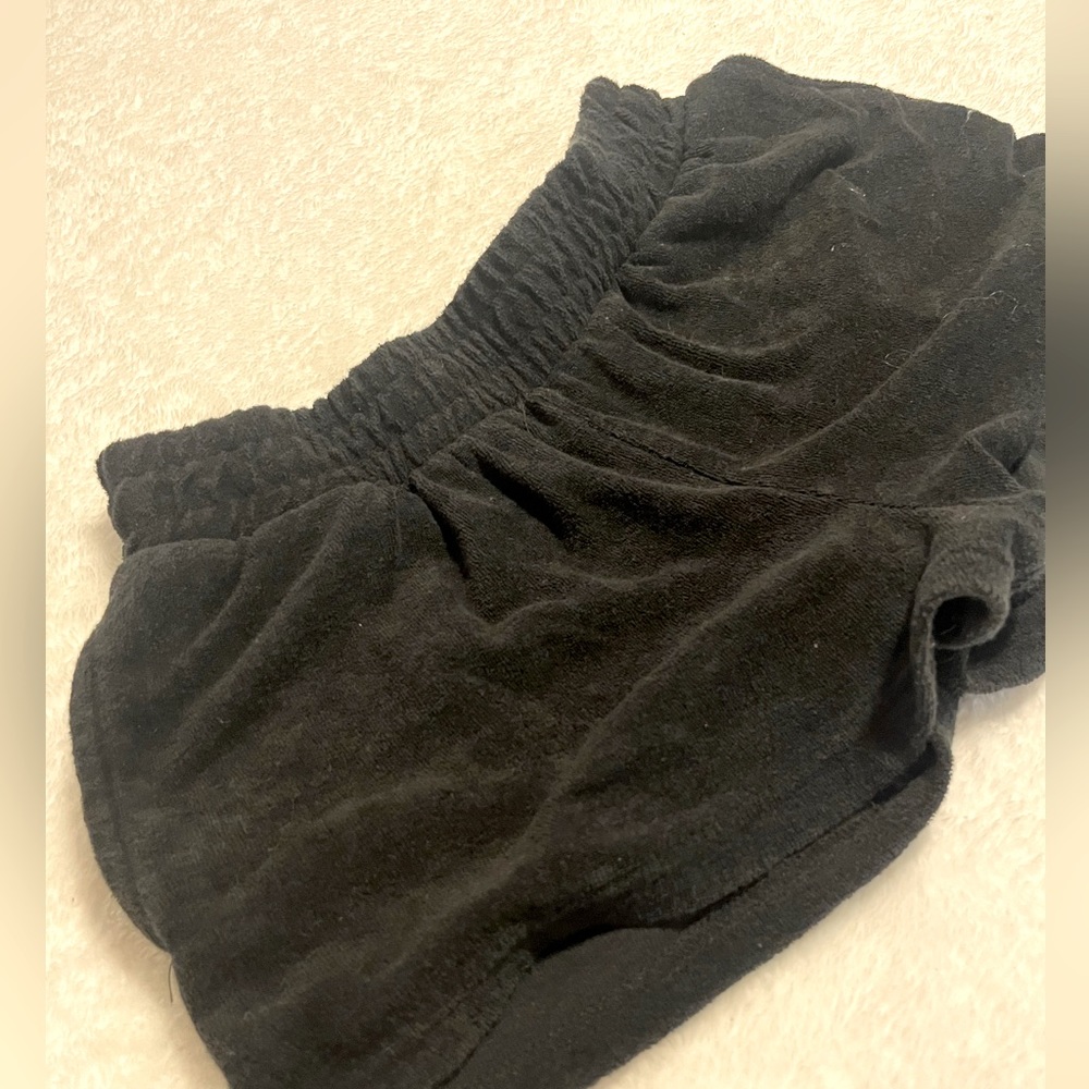 shorts with fluffy texture